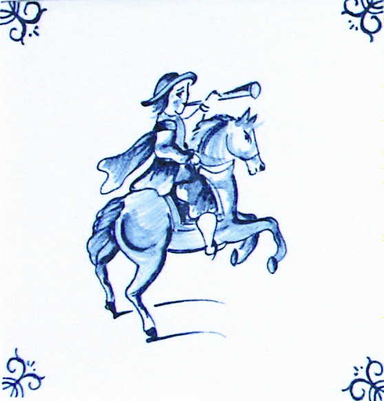 Carreau de Delft cavalier
